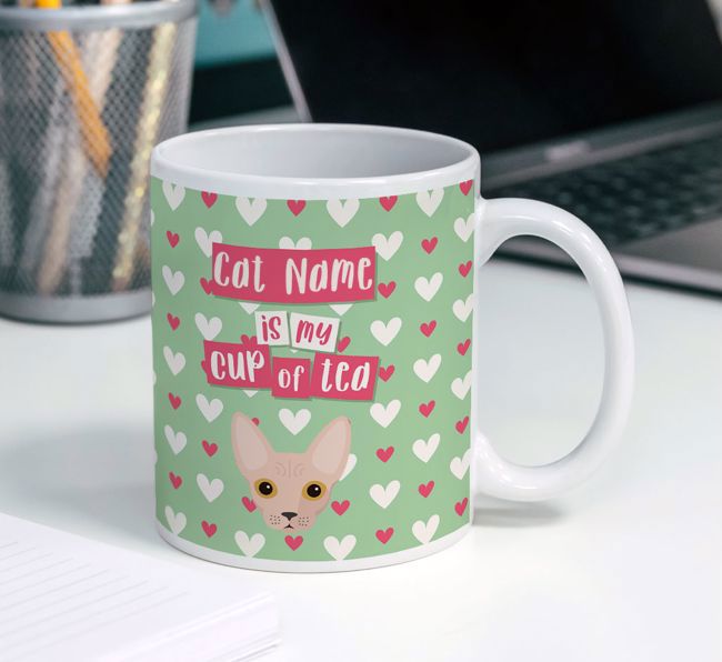 '{dogsName} Is My Cup of Tea' - Personalised {breedCommonName} Mug